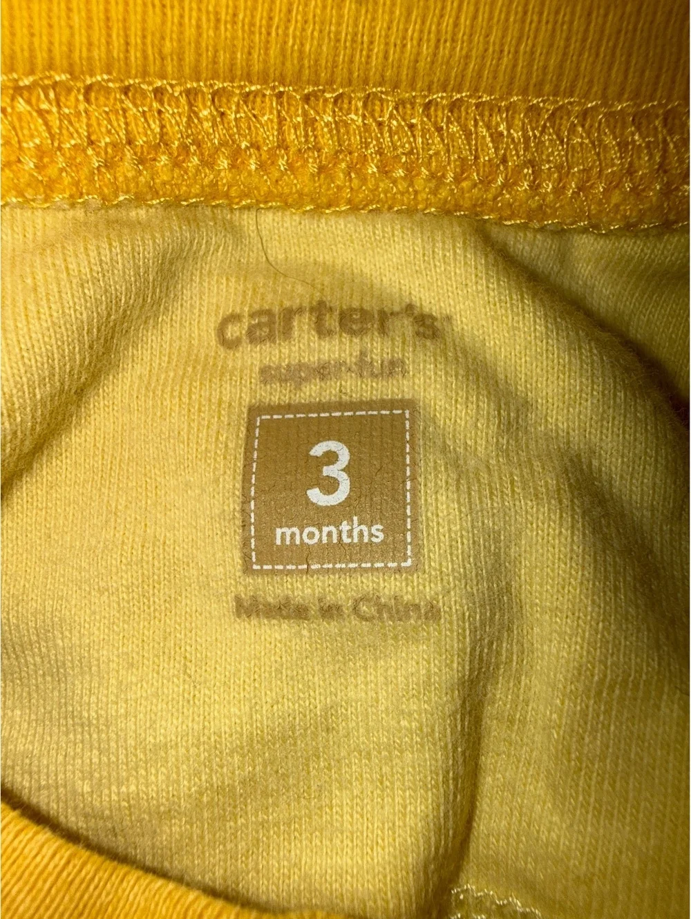 Carter's 3 Months Yellow Sleeveless Shark Romper